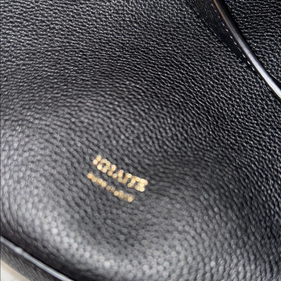 KHAITE Black Hobo Bag with Crescent Shape and Thick Strap - Picture 2 of 8